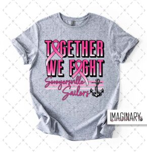 Swoyersville Sailors - Pink Out - Sport Grey T-Shirt