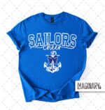 Swoyersville Sailors Cheerleading - CHEER - Royal Blue T-Shirt