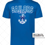 Swoyersville Sailors Cheerleading- CHEER - Royal Blue Dri-fit T-shirt