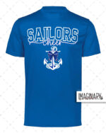 Swoyersville Sailors Cheerleading- CHEER - Royal Blue Dri-fit T-shirt