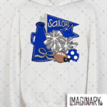 Swoyersville Sailors Cheerleading – Fun Cheer - White Hoodie
