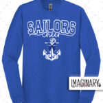 Swoyersville Sailors Cheerleading - CHEER - Royal Blue Long Sleeve