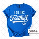 Swoyersville Sailors Football - FOOTBALL - Royal Blue T-Shirt