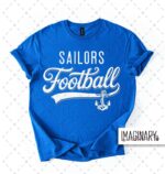 Swoyersville Sailors Football - FOOTBALL - Royal Blue T-Shirt