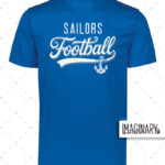 Swoyersville Sailors Football - FOOTBALL - Royal Blue Dri-fit T-shirt