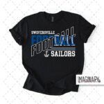 Swoyersville Sailors Football - Crossed Words - T-Shirt