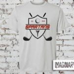 Spartans Golf - Crest Design - Dri-Fit T-Shirt