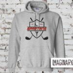 Spartans Golf - Crest Design - Sport Gray Hoodie