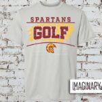 Spartans Golf - Spartan Head- Dri-Fit T-Shirt