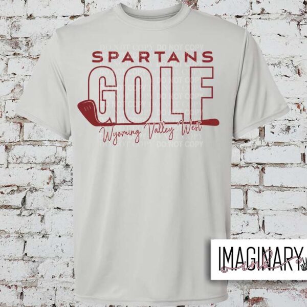 Spartans Golf - Word Art - Dri-Fit T-Shirt