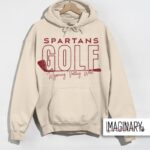 Spartans Golf - Word Art- Sand Hoodie
