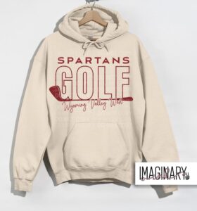 Spartans Golf - Word Art- Sand Hoodie
