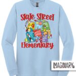 WVW State Street - Read Across America - Light Blue Long Sleeve