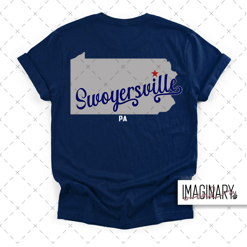 Swoyersville Coach Pitch Back of T-Shirt