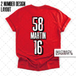 Swoyersville All Stars - RED Crewneck - Image 3