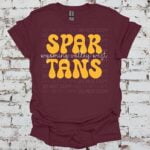 WVW Cafeteria - W.V.W. Spartan Bubble Letters