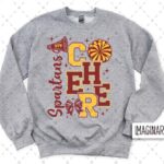 WVW Cheer - Block Letters - Sport Grey Crewneck