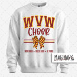 WVW Cheer - Cheer Bow - White Crewneck