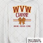 WVW Cheer - Cheer Bow - White Hoodie
