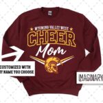 WVW Cheer - Cheer Mom/Dad - Maroon Crewneck