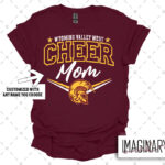 WVW Cheer - Cheer Mom/Dad - Maroon T-Shirt
