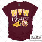 WVW Cheer - CHEER - Maroon T-Shirt